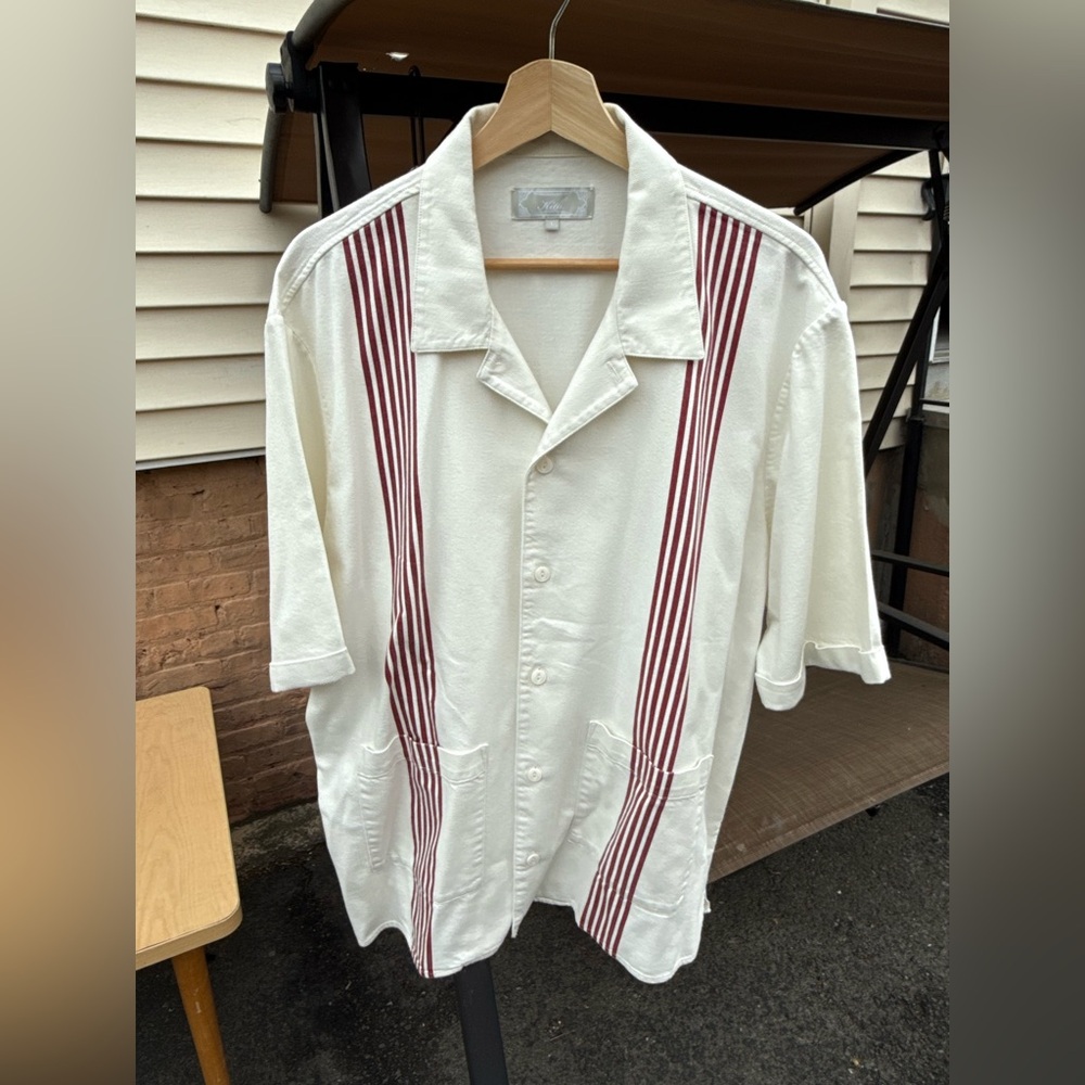 Kith Stripe combo Reade shirt color Bitters size Large